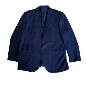 Bocaccio Uono Black Suit Jacket Blazer Striped Classic size 48R